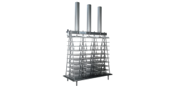 Vertical presses for cheese and ricotta